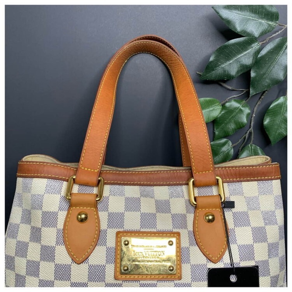 LOUIS VUITTON • DAMIER AZUR HAMPSTEAD PM BAG - Picture 3 of 13